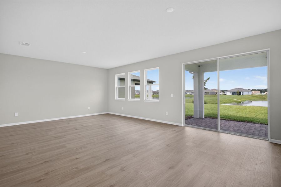Spacious, unfurnished interior of a new home in Crosswind Ranch, Parrish (Image 10). Spacious, unfurnished interior of a new home in Crosswind Ranch, Parrish (Image 10).