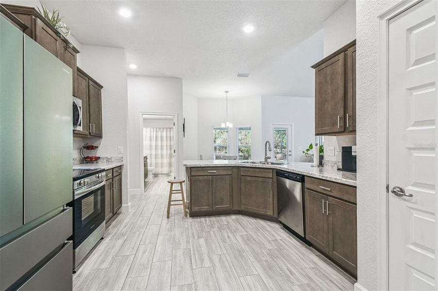 Furnished interior view inside a new home in Sugarmill Woods, Homosassa (Image 42).