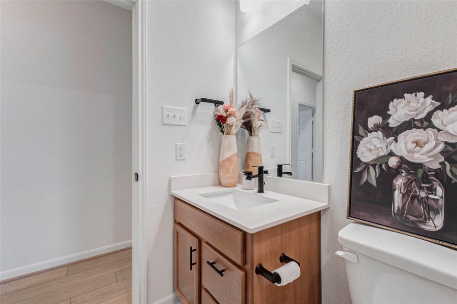 Furnished interior view inside a new home in , Katy (Image 38).