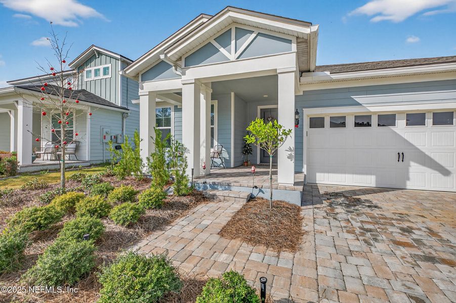 Exterior details and patio area of a home in Forest Park at Wildlight, Yulee (Image 4). Exterior details and patio area of a home in Forest Park at Wildlight, Yulee (Image 4).