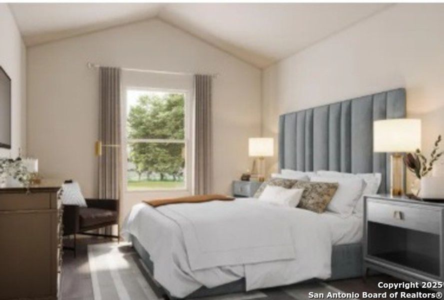 Furnished interior view inside a new home in Las Colinas, Kenedy (Image 9).