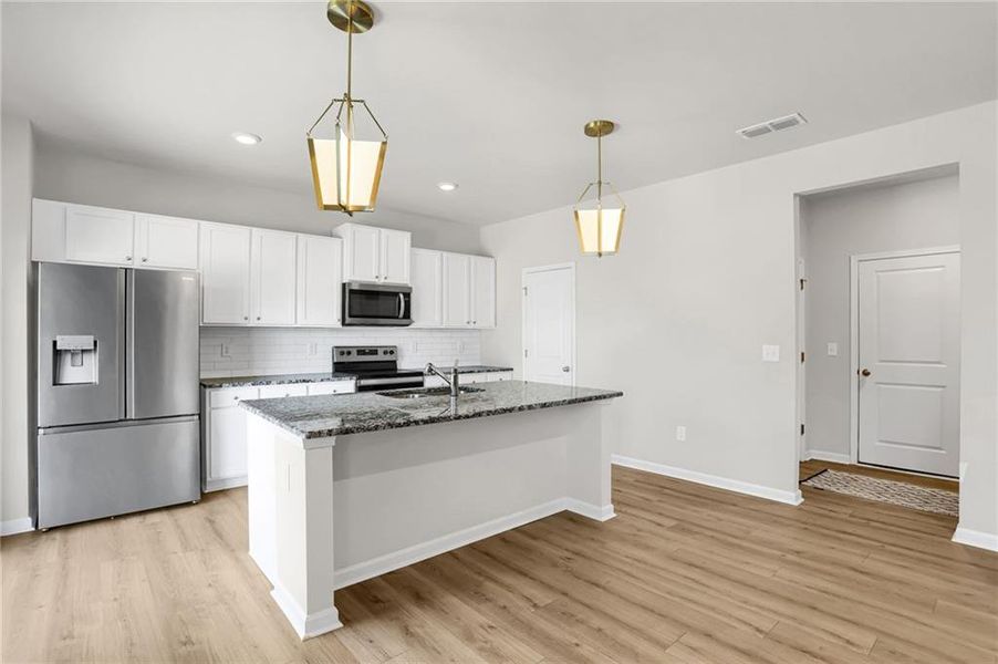 Furnished interior view inside a new home in Summit Pointe, Dallas (Image 10).