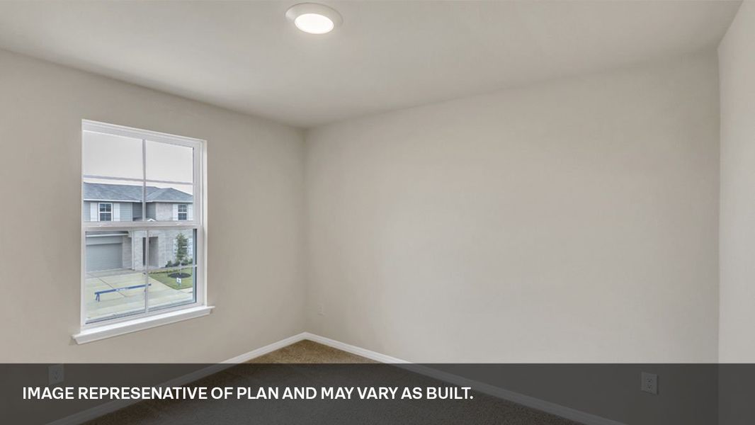 Spacious, unfurnished interior of a new home in Trails at Wildhorse, Austin (Image 31).