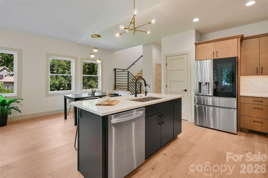Furnished interior view inside a new home in , Asheville (Image 14).
