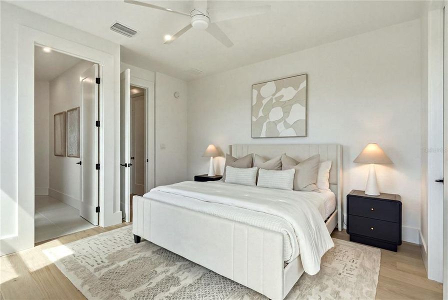 Furnished interior view inside a new home in , Indian Rocks Beach (Image 37).