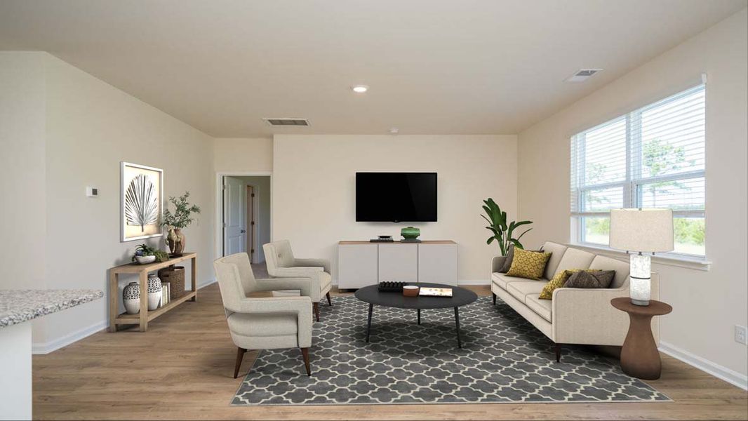 Representative furnished interior of a home built from the Elle by D.R. Horton in The Pines at New Hampstead, Savannah (Image 9).