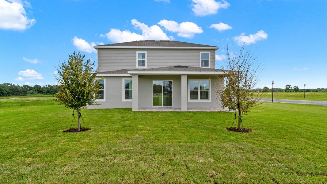 Representative exterior details of a home built from the Sweetgum by DRB Homes in Lakeside at Satilla, St. Cloud (Image 28).