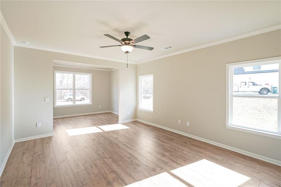 Spacious, unfurnished interior of a new home in , Dawsonville (Image 20).