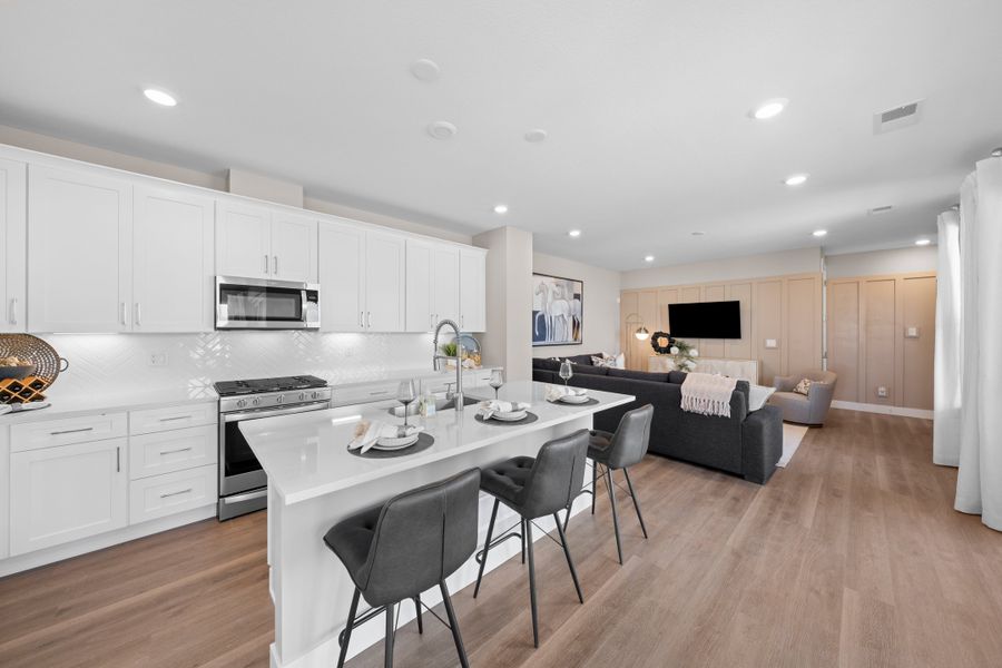 Furnished interior view inside a new home in Trumark Homes at Sterling Ranch, Littleton (Image 5).