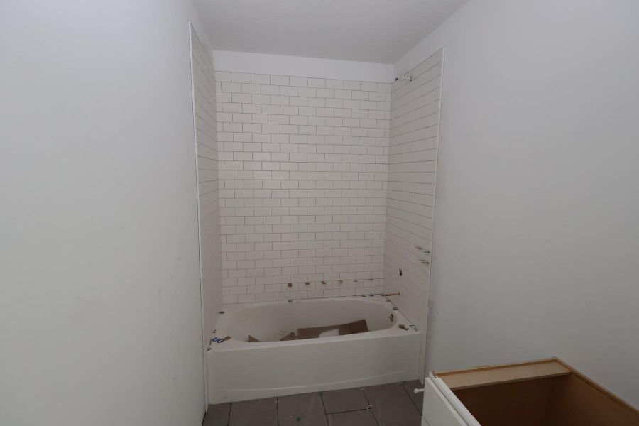 Hall bath - still under construction!