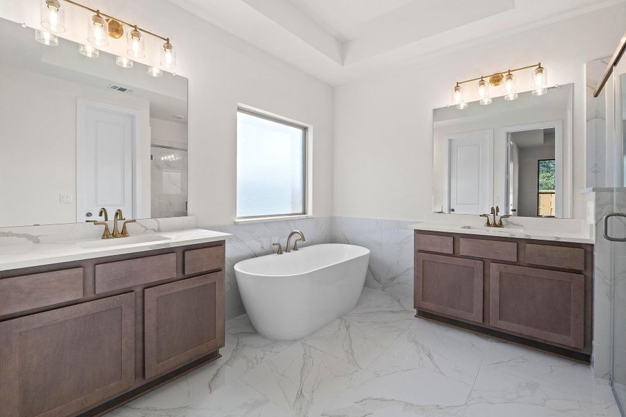 Furnished interior view inside a new home in Parmer Ranch, Georgetown (Image 12).