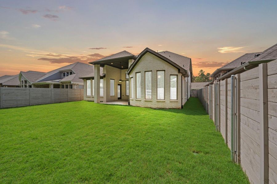 Exterior details and patio area of a home in Two Step Farm, Montgomery (Image 3).