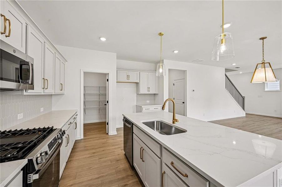 Furnished interior view inside a new home in Langston Reserve, Cartersville (Image 5).