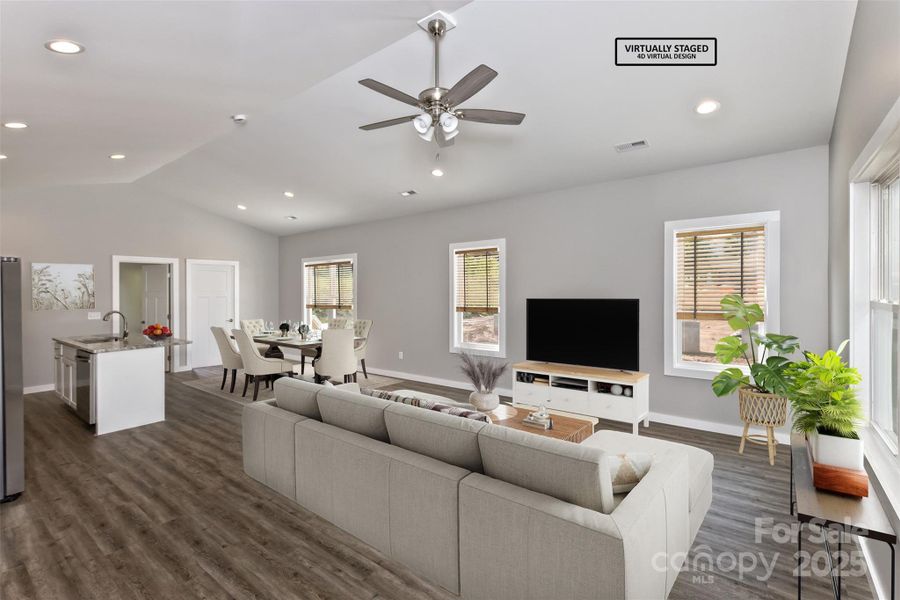 Furnished interior view inside a new home in , Clyde (Image 5). Furnished interior view inside a new home in , Clyde (Image 5).