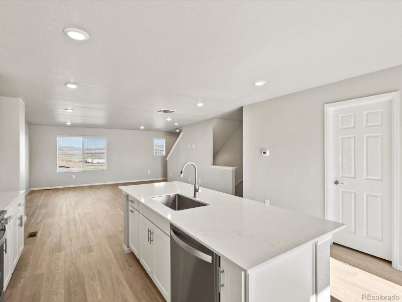 Furnished interior view inside a new home in Three Hills, Morrison (Image 5).