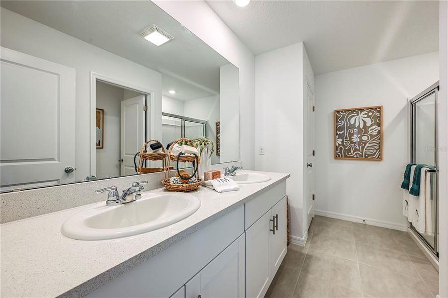 Furnished interior view inside a new home in Waterstone, Groveland (Image 18). Furnished interior view inside a new home in Waterstone, Groveland (Image 18).