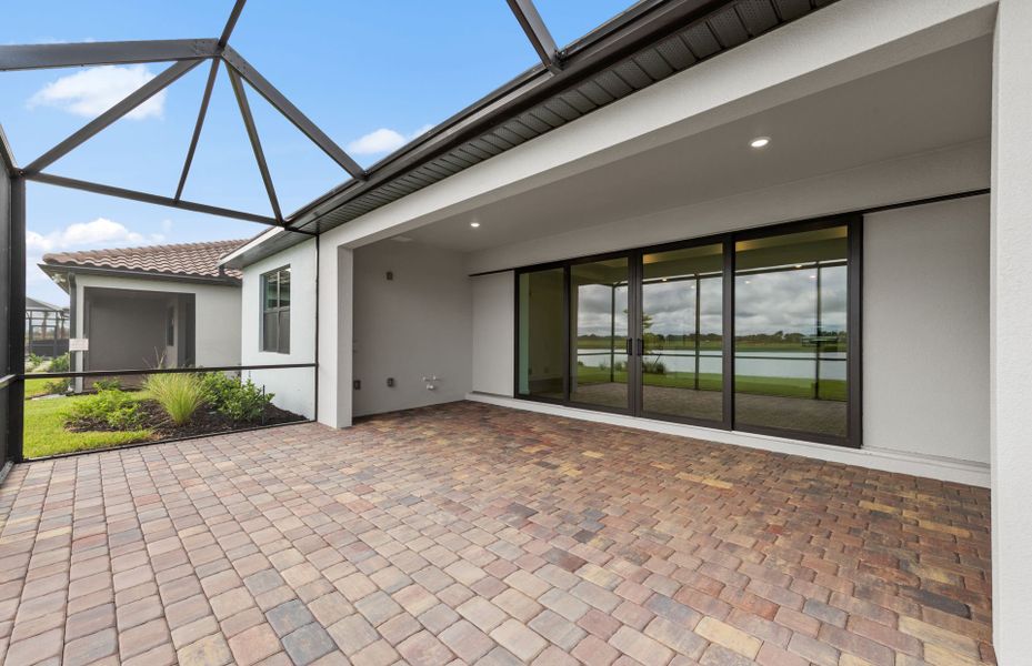 Exterior details and patio area of a home in Del Webb Naples, Immokalee (Image 15).
