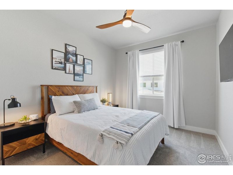 Furnished interior view inside a new home in , Loveland (Image 28). Furnished interior view inside a new home in , Loveland (Image 28).