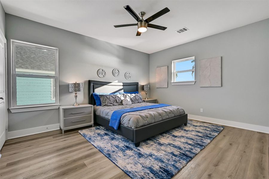 Furnished interior view inside a new home in , Galveston (Image 13). Furnished interior view inside a new home in , Galveston (Image 13).