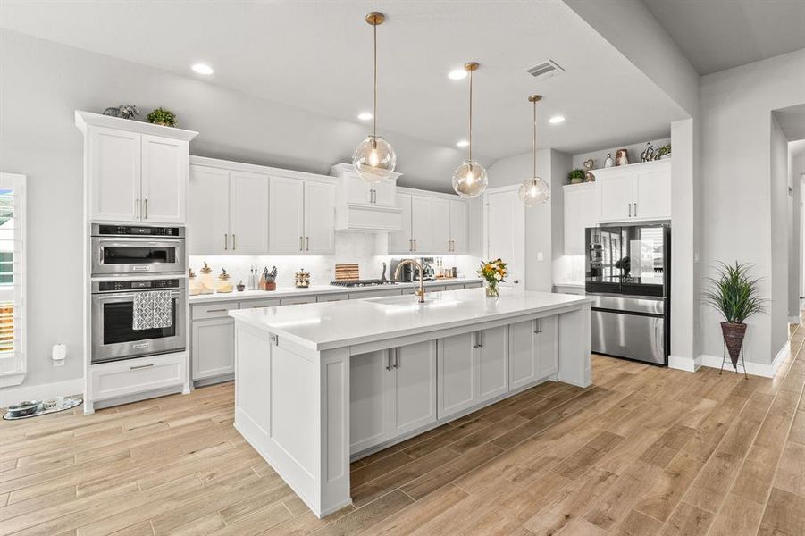 Furnished interior view inside a new home in Trinity Falls, McKinney (Image 12).