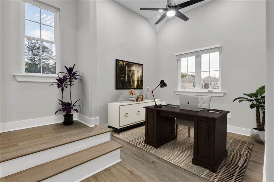 Furnished interior view inside a new home in , Fairburn (Image 18).