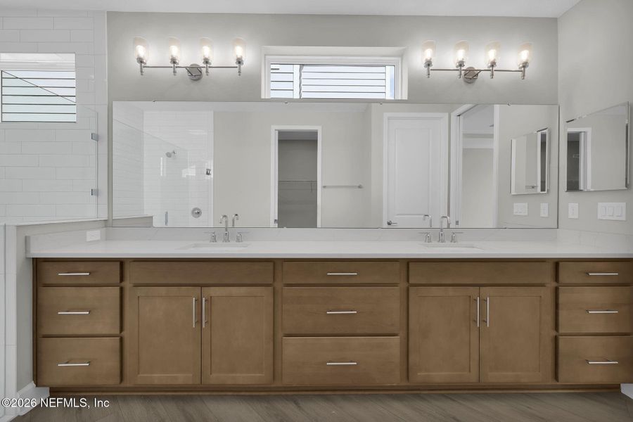 Furnished interior view inside a new home in Seabrook Village at Seabrook, Nocatee (Image 11).