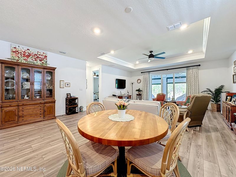 Furnished interior view inside a new home in Hawthorn Park at Wildlight, Yulee (Image 5).