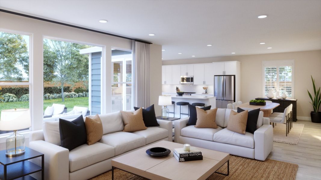 Representative furnished interior of a home built from the Skylark by Trumark Homes in Trumark Homes at Tanterra, Parker (Image 10).