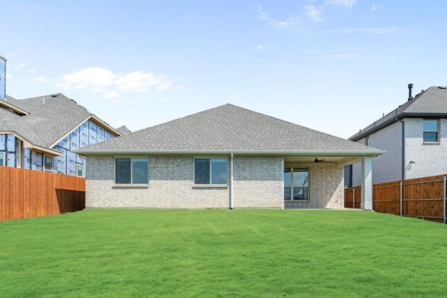 Exterior details and patio area of a home in Parks of Aledo, Aledo (Image 25). Exterior details and patio area of a home in Parks of Aledo, Aledo (Image 25).