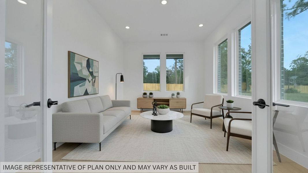 Furnished interior view inside a new home in Butlers Bend Estates, Pinehurst (Image 9).