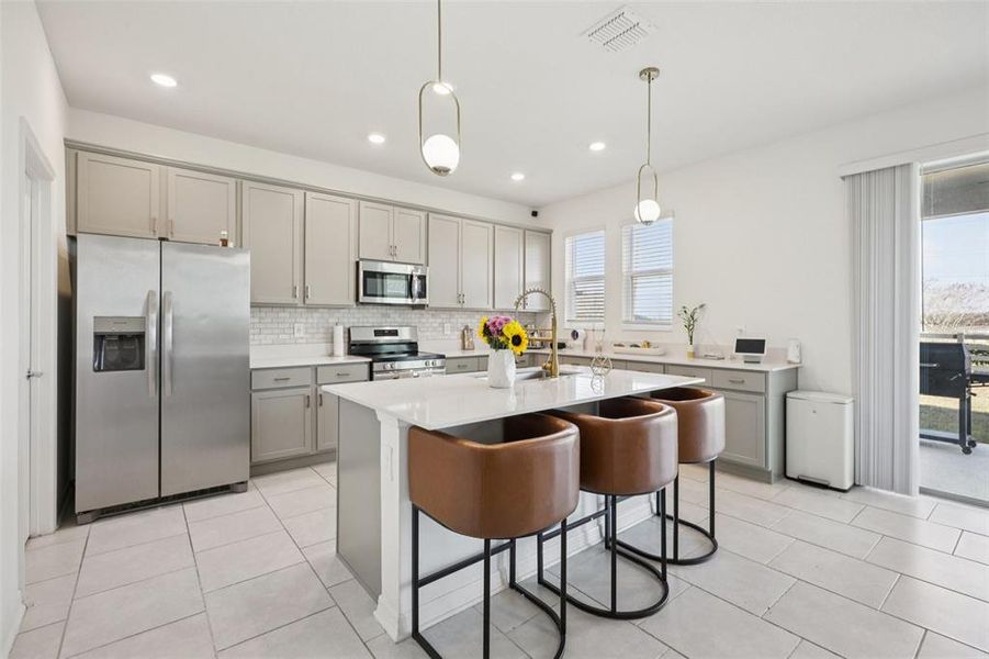 Furnished interior view inside a new home in , Apopka (Image 8).