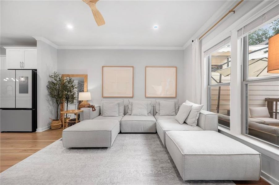 Furnished interior view inside a new home in Parkside at Mason Mill, Decatur (Image 32).