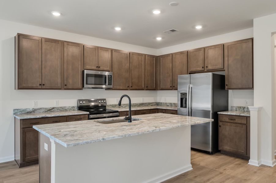 Furnished interior view inside a new home in The Landings at Montague, Goose Creek (Image 11).