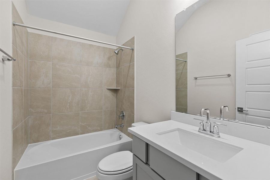 Furnished interior view inside a new home in Aldeana, Bonney (Image 5).