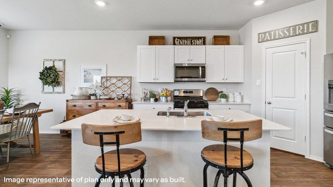 Furnished interior view inside a new home in Blue Ridge Ranch, San Antonio (Image 23).