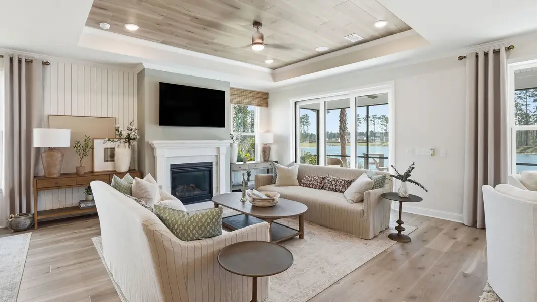 Representative furnished interior of a home built from the Renown by Del Webb in Del Webb Point Hope, Charleston (Image 15). Representative furnished interior of a home built from the Renown by Del Webb in Del Webb Point Hope, Charleston (Image 15).