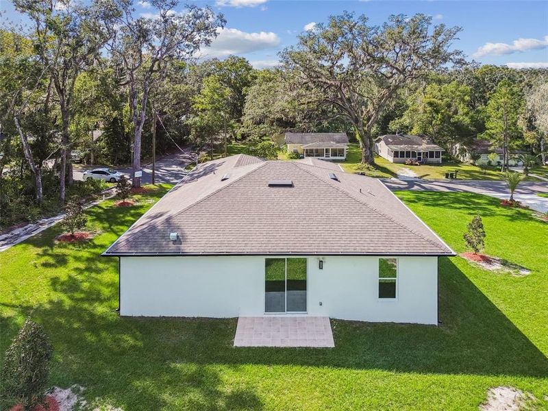 Exterior details and patio area of a home in , Brooksville (Image 31).