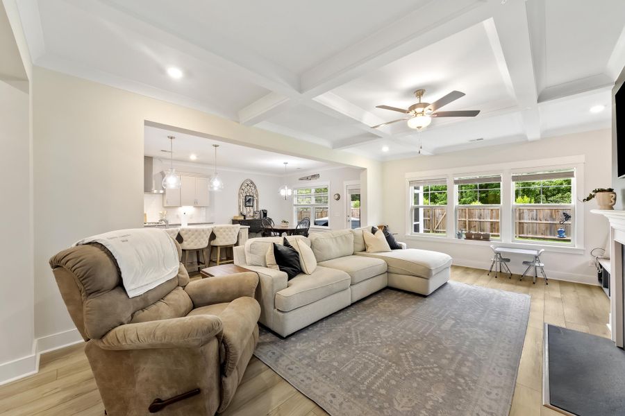 Furnished interior view inside a new home in Cordgrass Landing, Johns Island (Image 32).