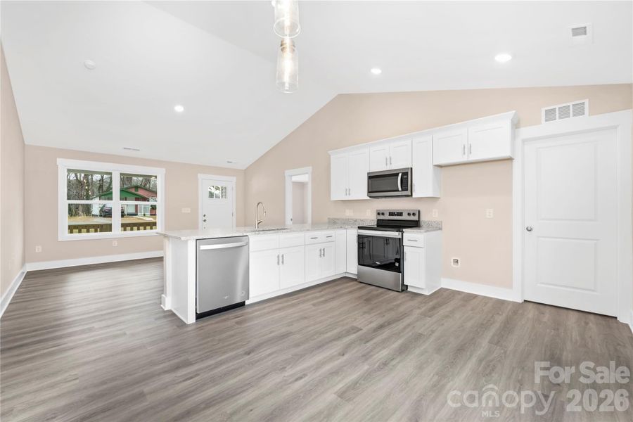 Furnished interior view inside a new home in , Gastonia (Image 6). Furnished interior view inside a new home in , Gastonia (Image 6).