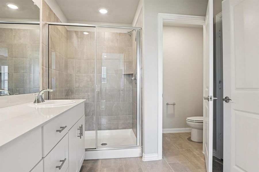 Furnished interior view inside a new home in Ashford Park - Cottage Series, Corinth (Image 5).