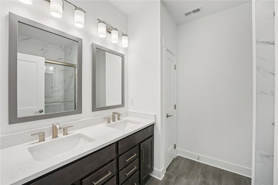 Furnished interior view inside a new home in Sterling Pointe, Cumming (Image 17).