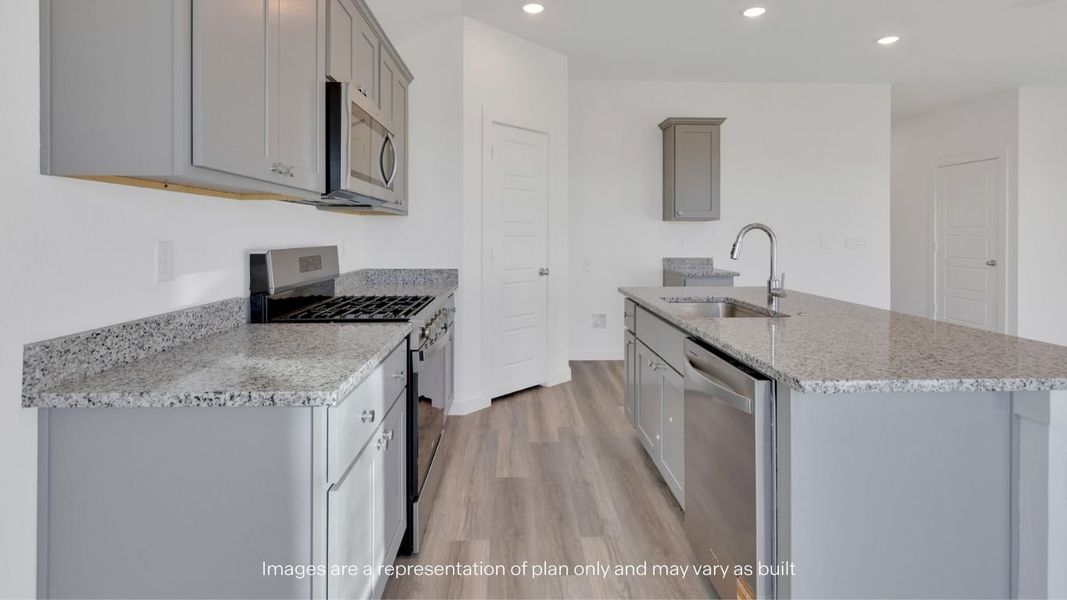 Furnished interior view inside a new home in Allen Farms, Lubbock (Image 8). Furnished interior view inside a new home in Allen Farms, Lubbock (Image 8).
