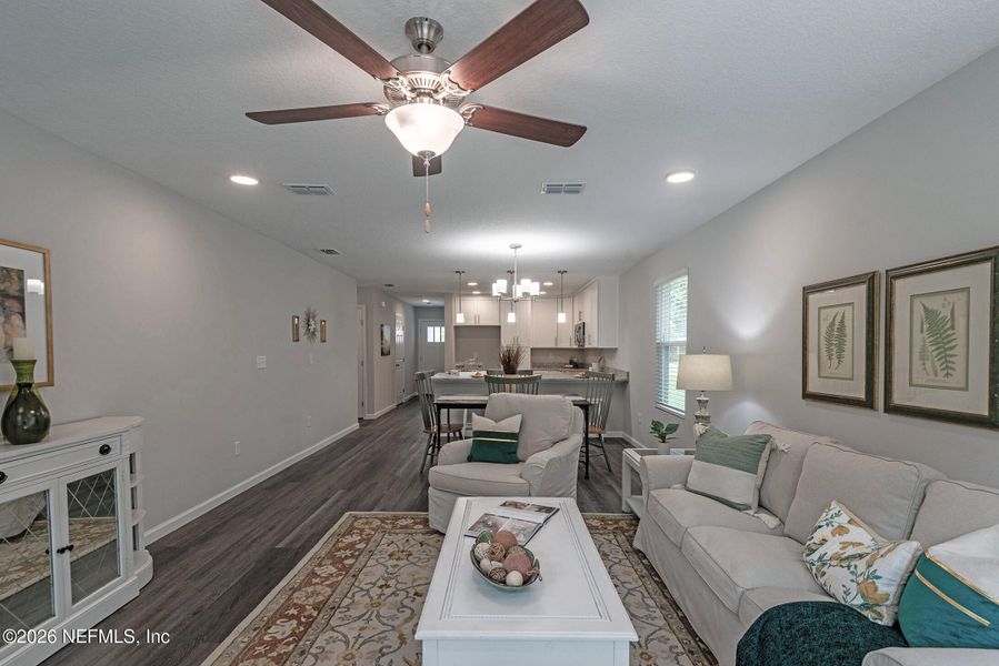 Furnished interior view inside a new home in , Jacksonville (Image 4).