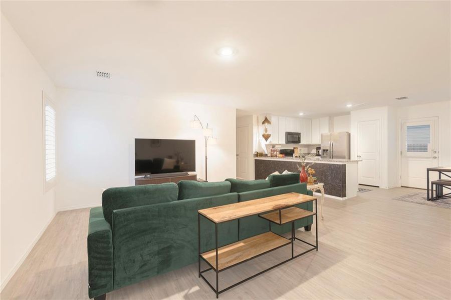 Furnished interior view inside a new home in Tillage Farms, Princeton (Image 8).