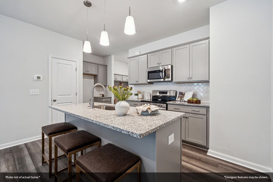 Furnished interior view inside a new home in Lakeview Village, Charlotte (Image 13).