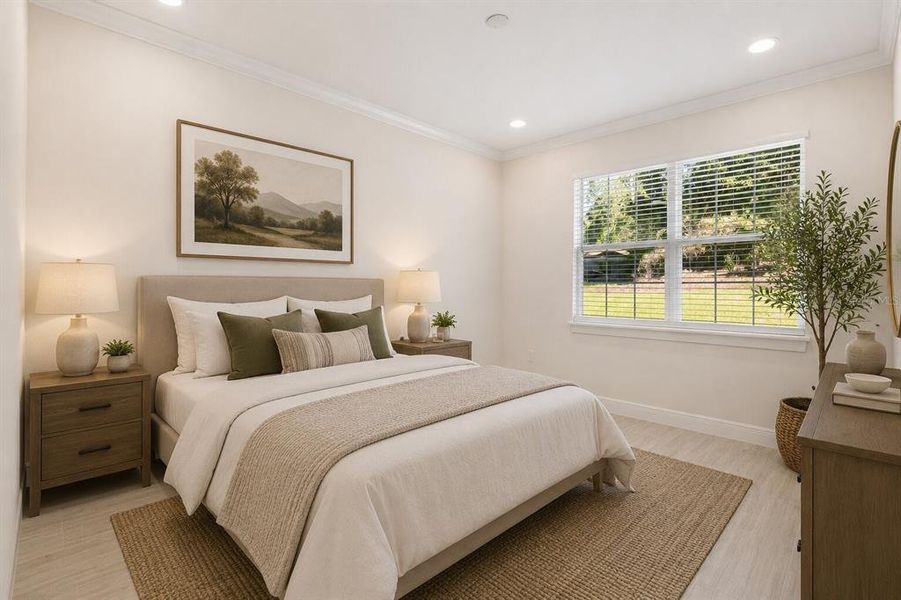 Furnished interior view inside a new home in , Belleview (Image 10).