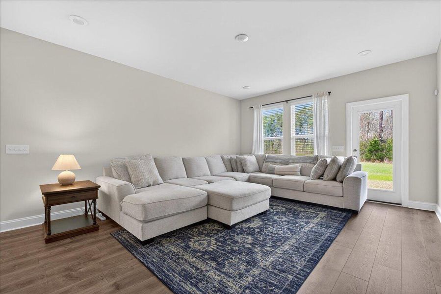 Furnished interior view inside a new home in Jasmine Point at Lakes of Cane Bay, Summerville (Image 5).