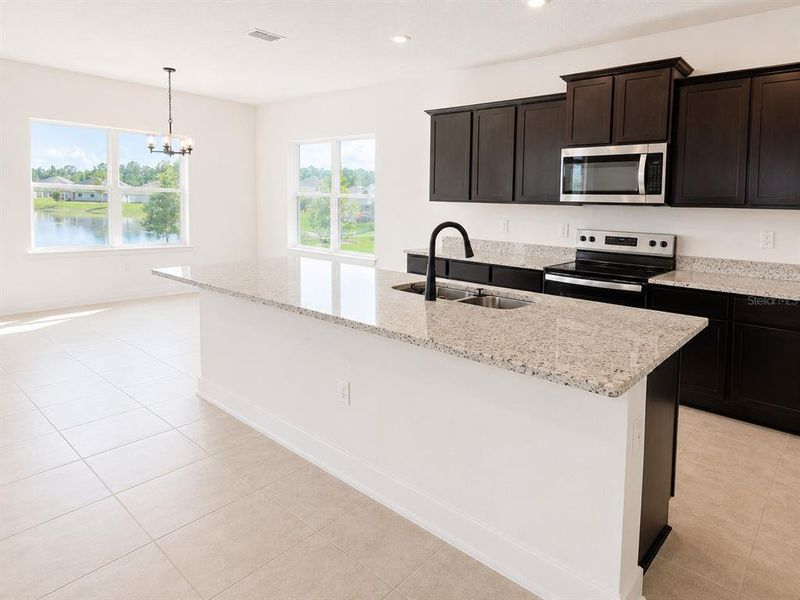 Furnished interior view inside a new home in , St. Cloud (Image 8).