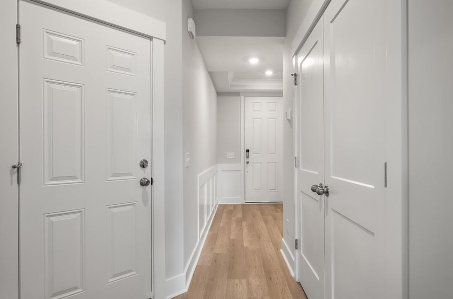 Spacious, unfurnished interior of a new home in New Riverside Village, Bluffton (Image 23). Spacious, unfurnished interior of a new home in New Riverside Village, Bluffton (Image 23).