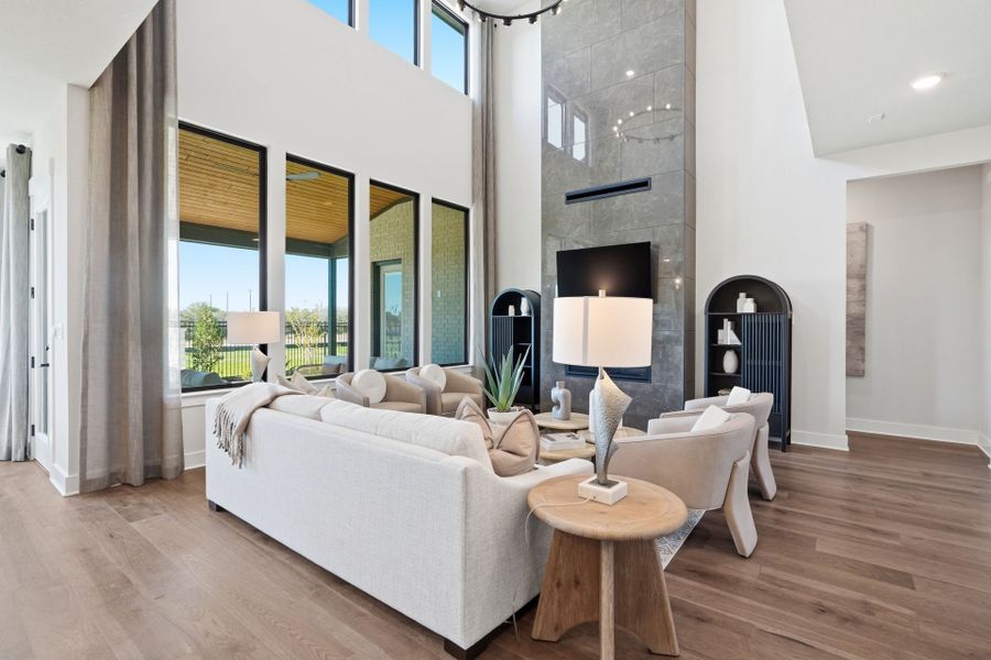 Representative furnished interior of a home built from the Gillett by Pulte Homes in Corley Farms, Boerne (Image 11).